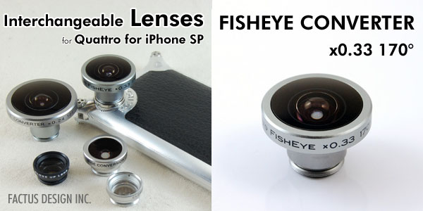 FISHEYE CONVERTER x0.33 170° 