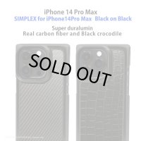 SIMPLEX for iPhone14Pro Max Black on Black