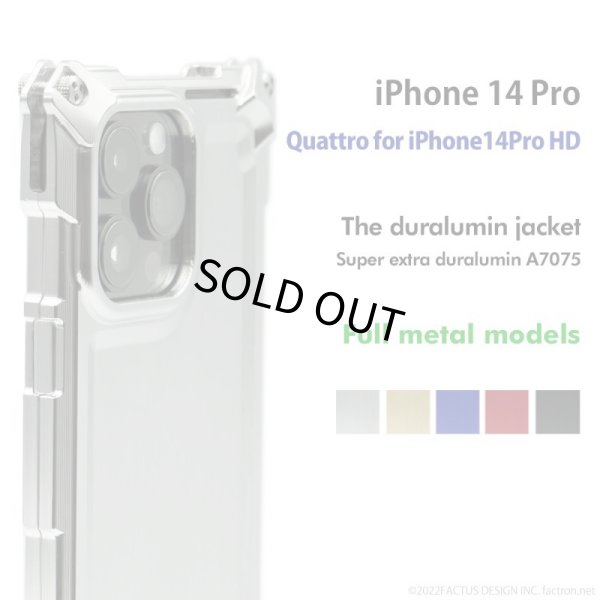 Photo1: Quattro for iPhone14Pro HD - Full metal models