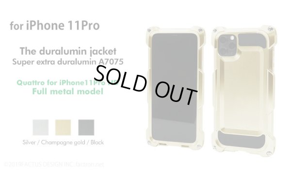 Photo1: Quattro for iPhone11Pro HD - Full metal model