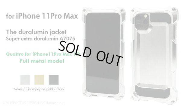 Photo1: Quattro for iPhone11Pro Max HD - Full metal model