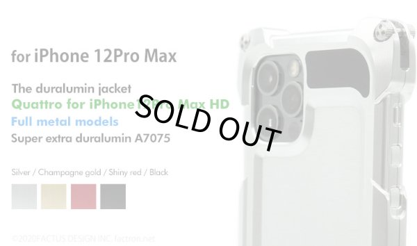Photo1: Quattro for iPhone12Pro Max HD - Full metal models