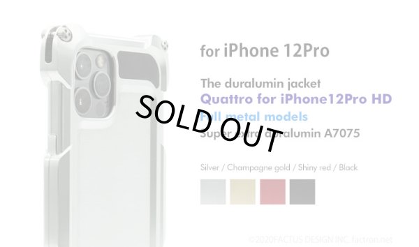 Photo1: Quattro for iPhone12Pro HD - Full metal models