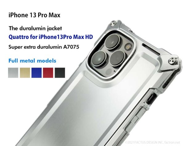 Photo1: Quattro for iPhone13Pro Max HD - Full metal models