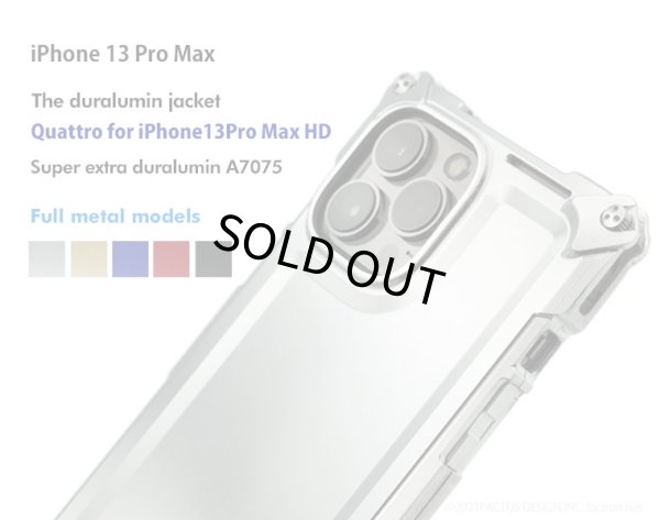 Photo1: Quattro for iPhone13Pro Max HD - Full metal models