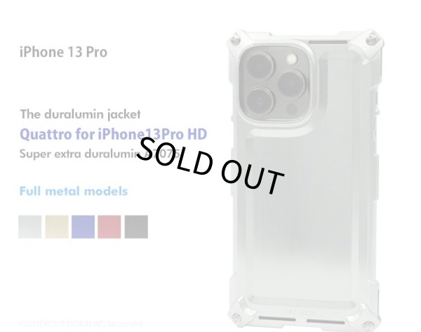 Photo1: Quattro for iPhone13Pro  HD - Full metal models