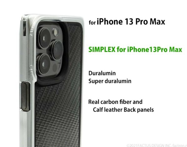 Photo1: SIMPLEX for iPhone13Pro Max
