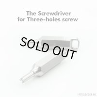 The Screwdriver for Three-holes screw