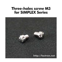 Three-holes screw M3 for SIMPLEX Series