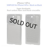 SIMPLEX for iPhone14Pro Black on Black