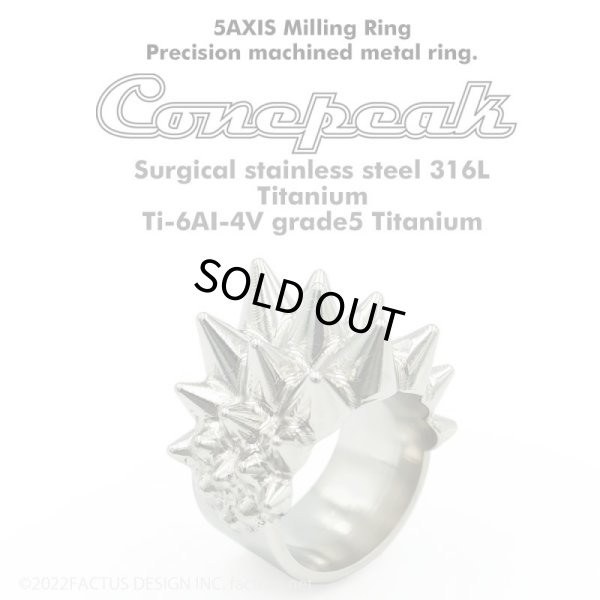 Photo1: 5AXIS Milling Ring Conepeak