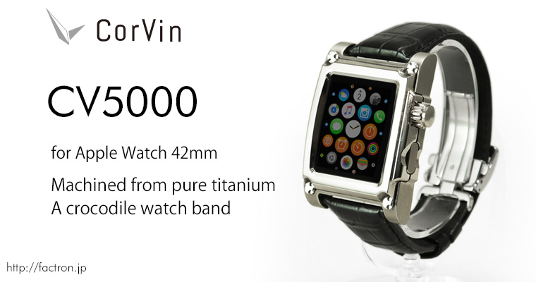 Corvin CV 5000 for AppleWatch1 42mm Titanium