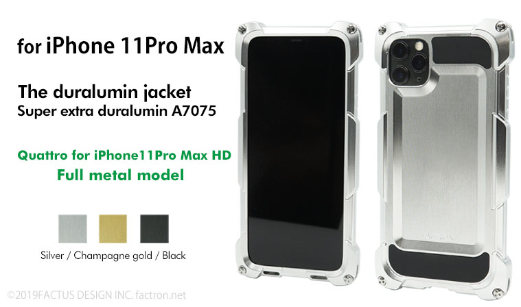 Quattro for iPhone11Pro Max HD - Full metal model