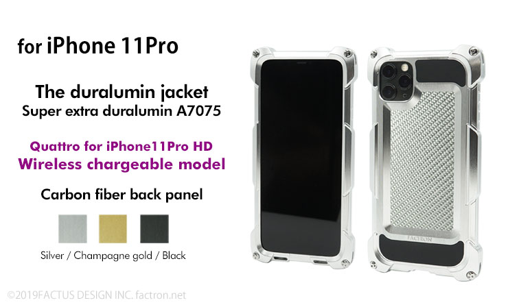 Quattro for iPhone11Pro HD - Wireless chargeable model