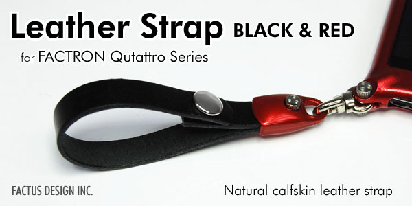 Leather Strap Black&Red