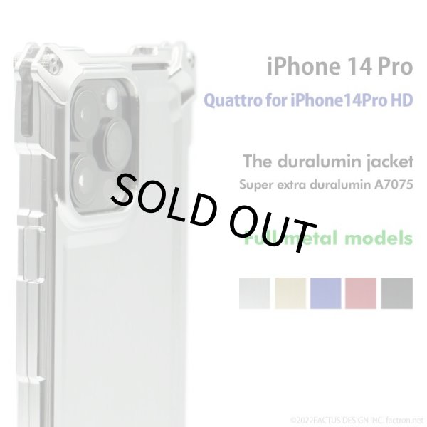Photo1: Quattro for iPhone14Pro HD - Full metal models (1)