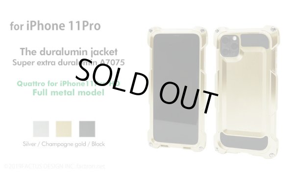 Photo1: Quattro for iPhone11Pro HD - Full metal model (1)