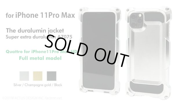 Photo1: Quattro for iPhone11Pro Max HD - Full metal model (1)