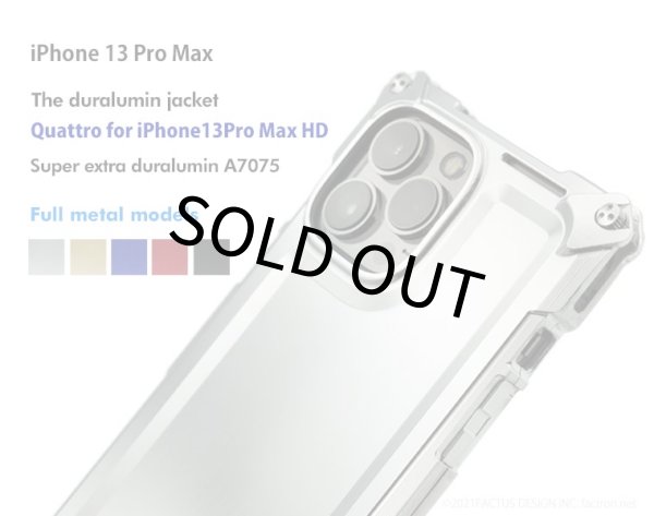 Photo1: Quattro for iPhone13Pro Max HD - Full metal models (1)